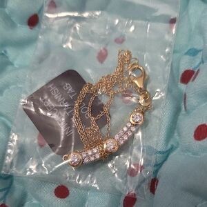 1.10 Ct Lab Gold Over 925 Necklace